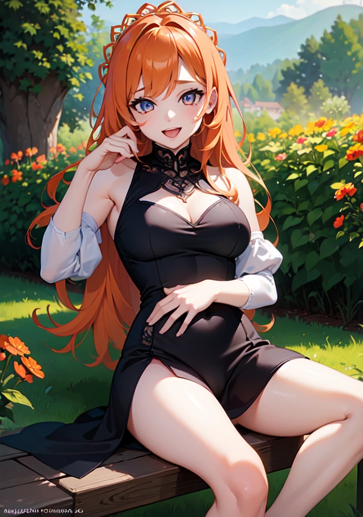 yunaka, star hair ornament, red eyes ,lipstick, blue eye shadow, 1girl, solo, perfect breasts, earrings glossy lips ,looking at viewer, blush, large breasts, nature, pond, trees, park, long white elbow satin gloves, holding, animal ears, cleavage, bare shoulders, jewelry, very l, gentle smile, pantyhose, earrings, fake rabbit ears, leotard, fake animal ears bunny, long white elbow gloves, white gloves, cowboy shot