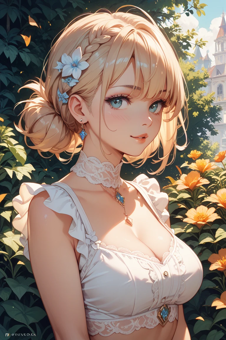 غرفة مليئة بالملصقات صبي ذو Blonde hair, It's the excitement., يجلس في غرفته وهو مهووس وله Blonde hair ويرتدي ملابس مدرسية ويبدو عليه الرغبة, His face turned red as he groaned., begging for something, He closed his eyes, Sexy position sitting on the bed.White short sleeve blouse, Baggy jeans and chain link (Male gender) , Blonde hair, Black eyes, Wear glasses. He's alone he's a man