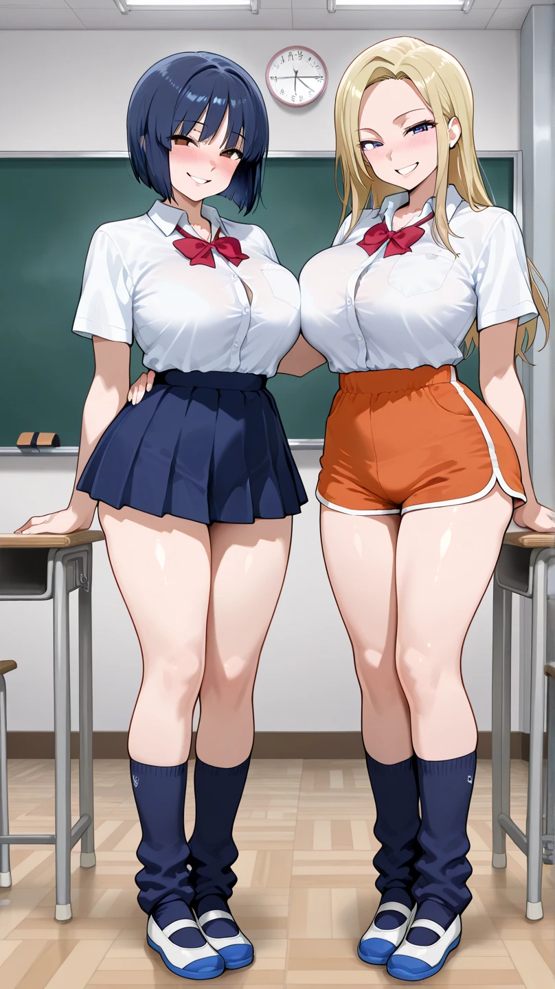 score_9, score_8_up, score_7_up, score_6_up, score_5_up, score_4_up, (source_anime), 1girls, 1futa, Classroom, full body, massive breasts, madure woman, teacher, , big size difference, Elementary school student, small kidrl, futa on female, sex, futanari