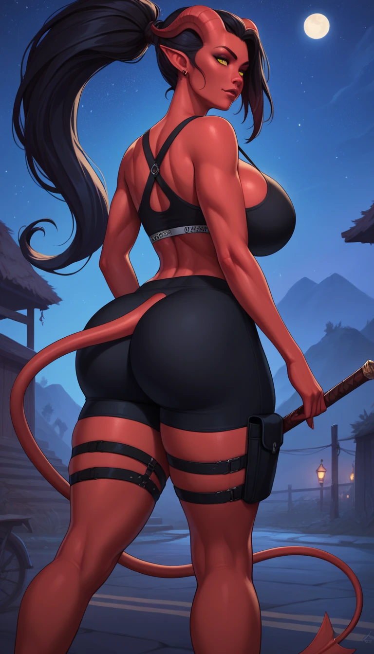 a close up of a cartoon of a woman with a knife, fullbody commission for, commission for high res, thicc, oc commission, sinister pose, full body xianxia, katanas strapped to her back, cel - shaded art style, dark sorceress fullbody pose, commission for, thick black line art, raven branwen, rwby, black hair, expressionless, makeup, empty eyes, black hair, 8k, super detail, 4K, HD, highres, best quality, award winning, high quality, high details, super detail, textured skin, anatomically correct, ccurate, masterpiece, retina, UHD, hyper detail, hyper detailed face, thicc, biomechanical oppai, oppai, thicc, oppai proportions, sfw version, taimanin, platform heels, boots