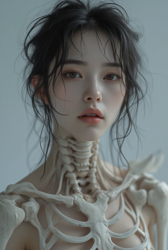 Skeleton of a woman