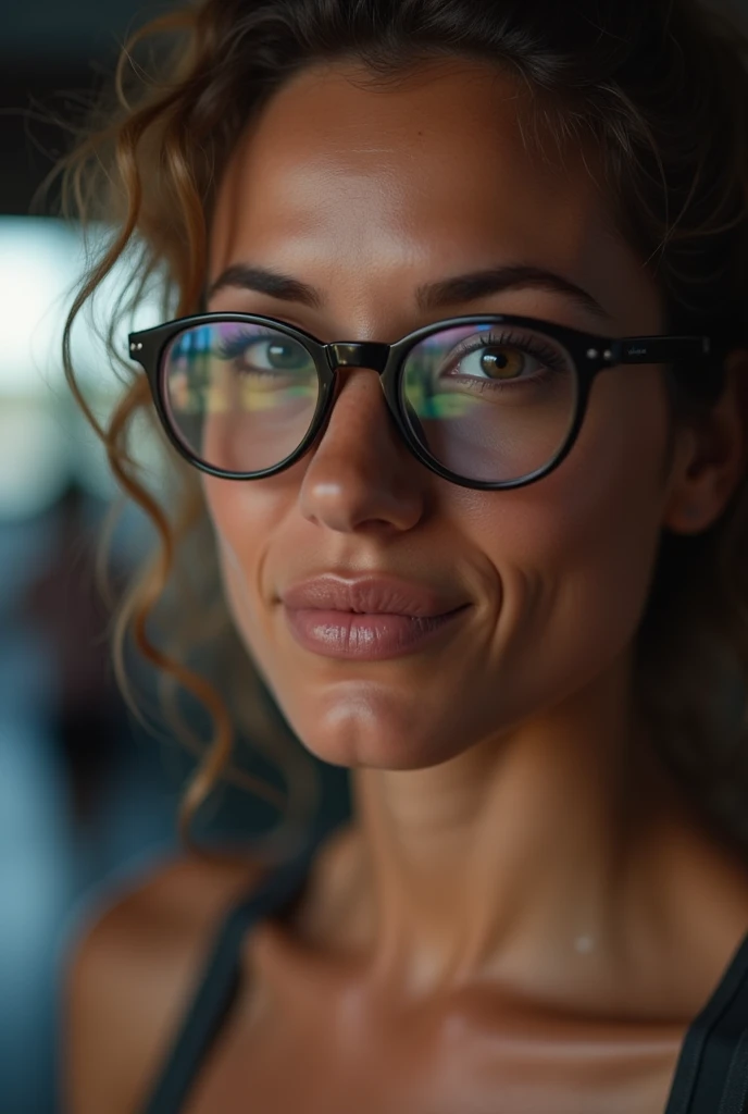 a beautiful 50-year-old woman, fat and beauty body,
light brunette, close-up, girl next door, baggy clothes, makeup, lips, glasses, night, messy hair, film grain, retro, Porta 160 color, shot on ARRI ALEXA 65, sharp focus on subject, Fujifilm XT-3High Resolution, Blonde Hair, Breasts, Large breasts,