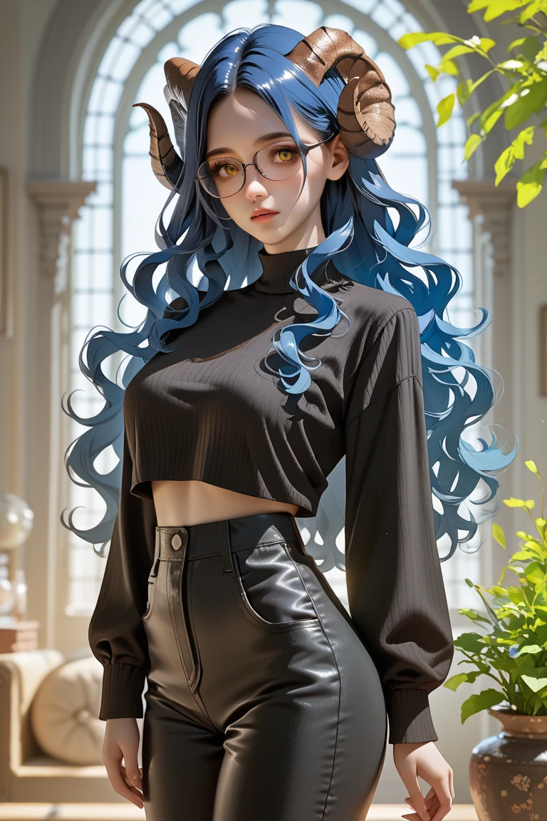 crop top, Oppai, 1 fille dans, Seulement, Seulement Focus, Tir de cow-boy, portrait, oversize hoodie, sweat à capuche vert aqua et blanc, Half Aqua, half green, ((cheveux bruns)), (Cheveux blonds), (layered hair :1.5), curly hair, ((yeux roses)), Ultra detailed eyes, emploi, (Peau noire caramel:1.1), best quality, Ultra-detailed, fond blanc, fond simple，culotte blanche、