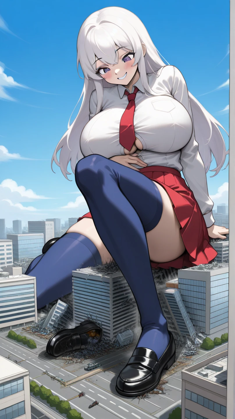 Hentai、High resolution、Focus on people、 elevator girl in department store uniform spreads her legs in the elevator to show off her sexuality、Perfect proportions、Cowboy Shot、Very large breasts、Fatty thick legs、Exposing her thick pussy、Sweaty