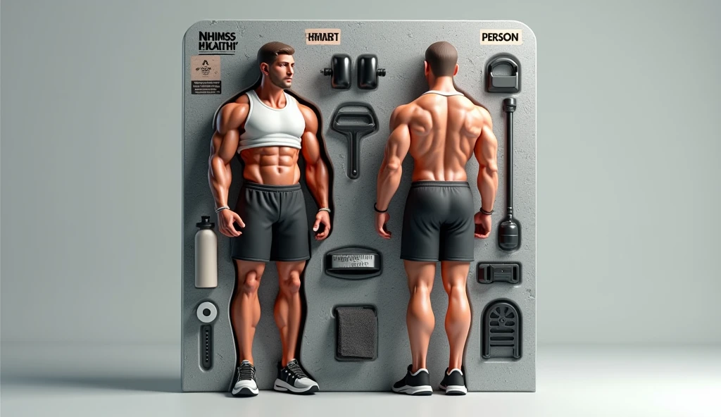 John Cena and Dwayne Johnson, full body, completely naked and without clothes, ecovering their naked crotch taking a cardboard box around their waists