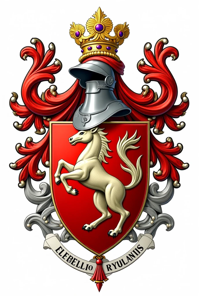 Create a very formal and attractive coat of arms with the name Jacobs Family 