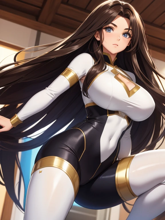(masterpiece, side lighting, beautiful finely detailed eyes: 1.2), masterpiece*anime, drawing, bright eyes, shiny hair, skin loss, embarrassed face, black panties, thin bra only, super long hair, black hair, small breasts, thick thighs, anime-style manga, cartoon, lineart