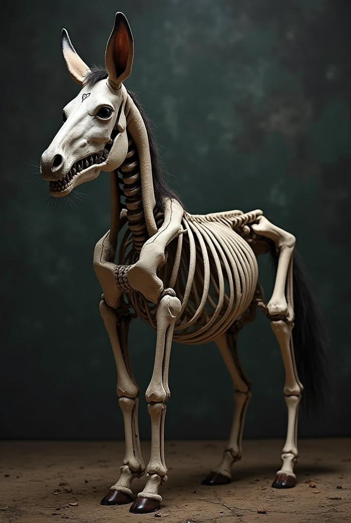 Death with a horse skeleton