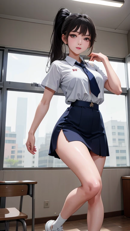 , skirt,school,, high quality,4k,