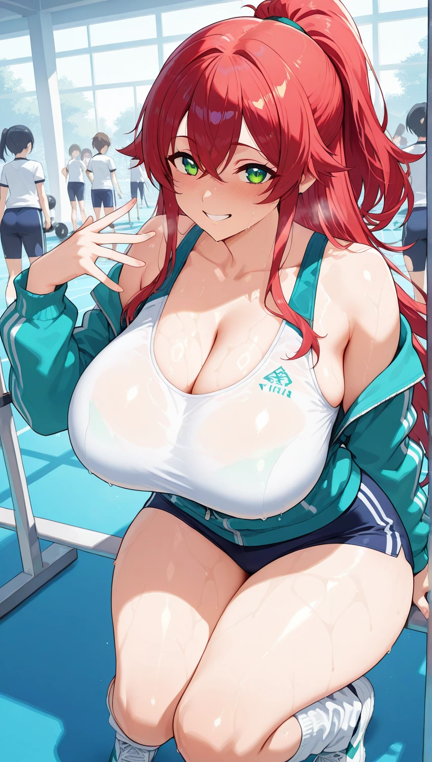 (((Stretch your legs and rotate your hips))、(((Accentuate your breasts)))、Highest quality, 8k, masterpiece :1.3)), whole body, Sharp focus :One Girl,Shiny skin,Sexy pose,Highest quality,Tabletop,shape,Very delicate and beautiful,Hmph,8k壁紙,wonderful,In detail,Official Art,Very detailedなティッカーUnity 8k壁紙,Large file size,Very detailedな,High resolution,Very detailed,Beautiful detailed girl,Realistic,X-ray,The queue is full,(((Sexy String Bikini)))、(((Big Breasts)))、(((sports gym)))、Stand upright、Cleavage , (Sweat)、((Orange Hairの長い髪))、Beautiful belly button、Micro Bikini、Sexy pose、Long Hair Style、Nami、one piece、Orange Hair