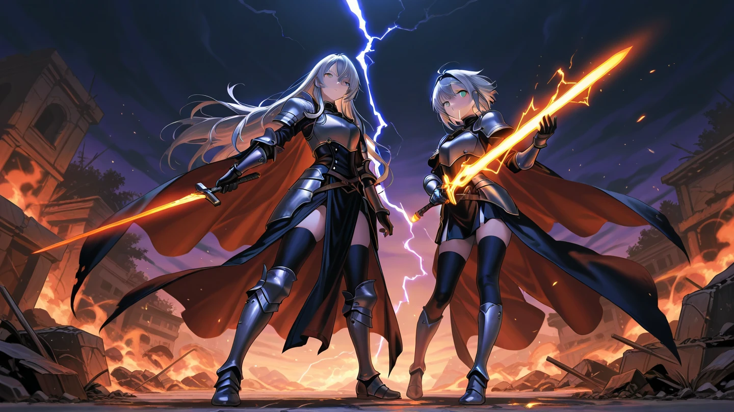 (best quality,4k,8k,highres,masterpiece:1.2),ultra-detailed,(realistic,photorealistic,photo-realistic:1.37),(full body:1.5),enormous tits,stunning depiction,superb detailing,spectacular scene,epic battle between divine & infernal,True essence of existence,supernatural war,ultimate struggle,mystical confrontation,heavenly warriors,demonic creatures,divine magic,Infernal flames,rays of celestial light,explosions of dark energy,alternative realms,glowing armor,divine intervention,malevolent powers,terrifying demons,magic-infused weapons,breathtaking range of emotions,awe-inspiring power,immense cosmic energy,ominous atmosphere,desolate landscape,apocalyptic setting,epic scale,clash of light and darkness,timeless battle,cosmic balance,symbolic representations,dramatic intensity,determining the fate,mortal realm hanging in the balance,mythical beings transcending humanity,unceasing conflict between good and evil,dynamic composition,striking contrast,heaven and hell intertwined,guardians of righteousness,wicked forces of corruption,divine symbols,ominous presence,terrifying yet majestic,final confrontation between heaven and hell,luminous celestial figures,dark and twisted monstrosities,detailed facial expressions,ancient prophecies,transcendental power,struggle for salvation,sacred artifacts,transformational abilities,embodying the struggle between light and dark,overwhelming power of the divine,desperate fight for survival,vivid colors,atmospheric lighting
