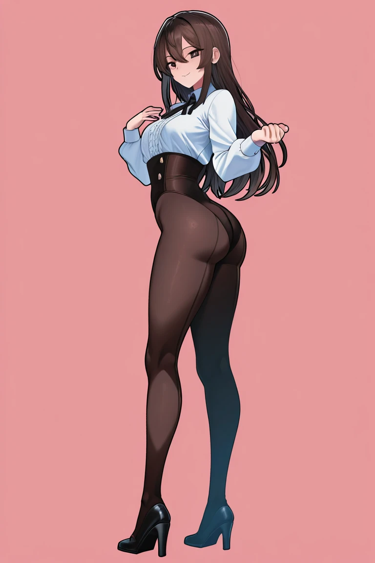 ((Highest quality)), ((masterpiece)), (detailed), (((Perfect Face))), ((A slim 16-year-old girl)), (((A girl wearing a short, tight navy blue jacket, White button-up shirt))), (((Dark blue pleated skirt))), ((Black Hair)), ((Black slanted eyes)), ((ponytail)), (((Are thin))),(((A shy smile))), ((Thin thighs)), ((Thin Hips)), (((girl looking away))), (((Teenage students in suits))), (((Empty Collar))), (((Bare thighs))), (((Wear sneakers)))、{{{Back view}}}, (((Flip up the skirt)))、(((Showing panties)))、(((Turn your butt))),(((Body pillow))), (((Tuck up your shirt))),(((Showing off your bra))),