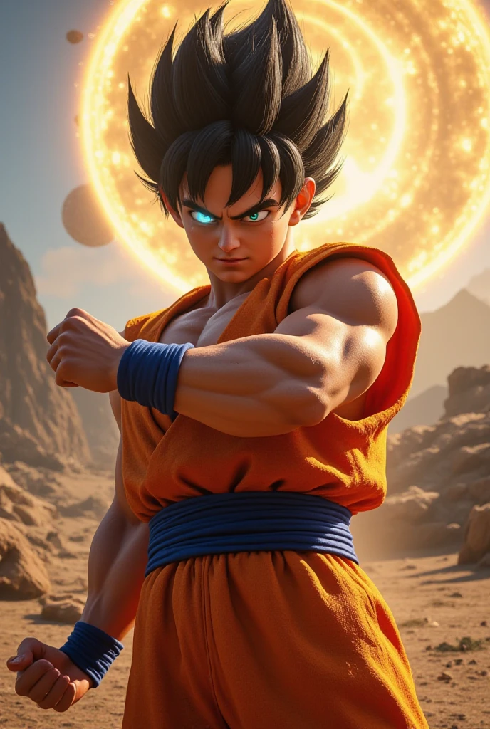 goku statue (obra-prima) (8k high resolution) (melhor qualidade) (Ultra Definition) (Ultra realista)(Foto RAW) (Foto realista) (bright illumination)
