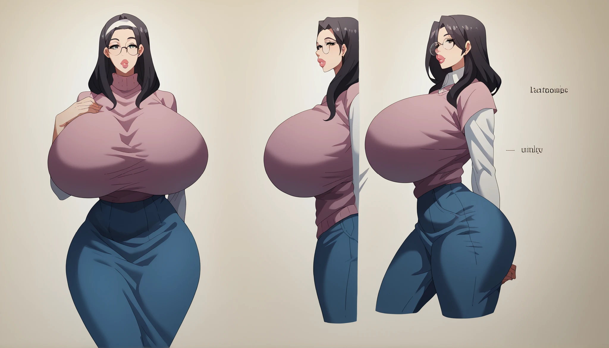 Female, middle-aged Chinese and mathematics teacher,full bodyesbian,fatness,wears glasses,Very obese,Two hundred pounds,runde , revealing outfit, Flushed face,Tear open the front of the garment to reveal the breasts, (The breasts and vaginal lips are visible through the underwear: 1.5), Areola Clearly Visible, (Thin areola), Areola, Inner seam, Natural(:1.25),cleavage,(no brassiere), (with no underpants), (Exposed ass) ,The chest is huge, (Protruding swollen breasts are particularly massive),Beautiful big breasts, (Big breasts: 1.6)、 (Mature breasts: 1.7), (Chubby breasts: 1.4)、huge tit、Huge tits、gigantic cleavage breasts、Large breasts、Big breasts Thin waist、Slim waist、Tight waist,Giant buttocks、gigantic hip、Large buttocks、 Flushed face,thick thight,The thighs are fat,The thighs are thick,裸女生