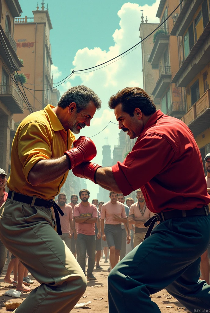 Lula and Bolsonaro in boxing