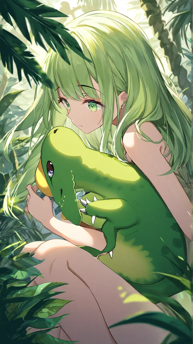 Highest quality, Best Quality,Best illustrations、((Full body character concept, Detailed character design))、Baby Crocodile、Small Crocodile、a lot