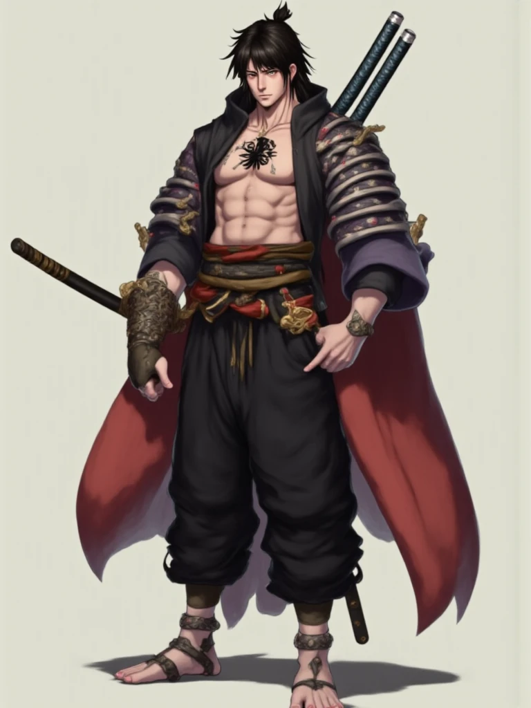(best quality), detailed background, oriental nobless,warrior man,man, nsfw man