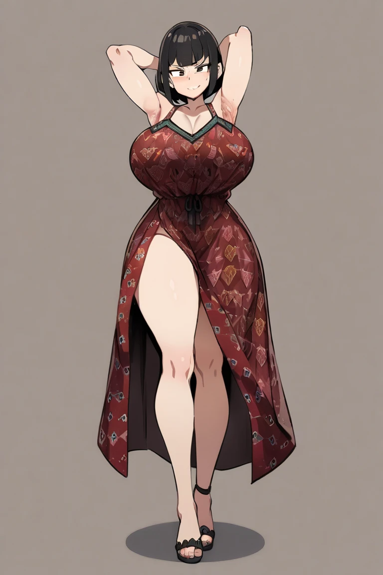 (masterpiece, top quality, best quality), pixel,pixel art,1girl, large breasts,