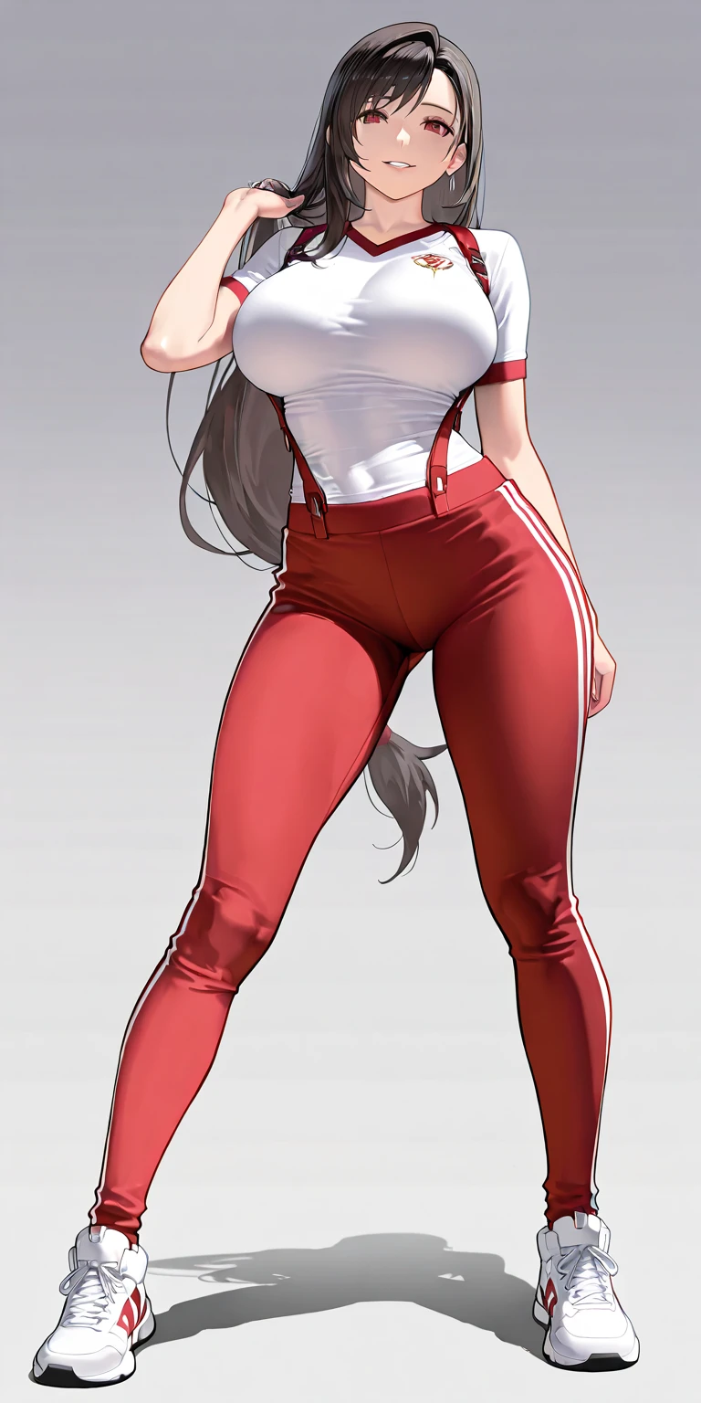 (masterpiece), (best quality), same girl posing in 2 different poses, long wavy brown hair, green eyes, wearing a cyber white suit with leather details, medium boobs, dramatical pose, slim body, (transparent background), ass first view, (touching the ass), (charming), (full body pose)