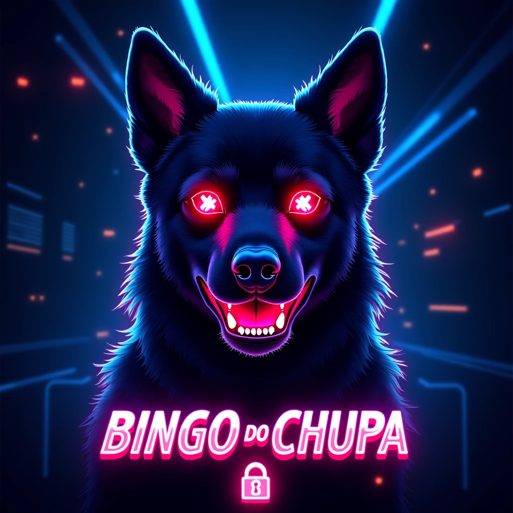 futuristic casino Slot game banner, 1girl, solo, bunny mask, jacket, banner template, promotion banner, ads banner, blank space background, centered, gradient background, slot game ornament, theme, realistic, uhd, 4k, Empty background sceneTexture dark concentrate with mist or fog rays neon blue and purple, casino slot, futuristic, dark violet, blue