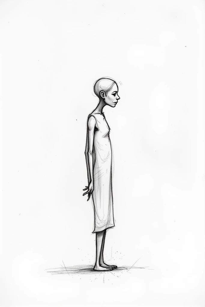 best quality, high resolution, (((clean background))), high contrast, ((1boy:1.1, sone-drawing, monochromes, sketch, Pencil drawing, comic strip、manga comics, white background, clean line drawings, vibrant colors, undress, (((bald))), (((nude))), (((full-body:1.0, thin body))), Jeggings, sitting on the window,