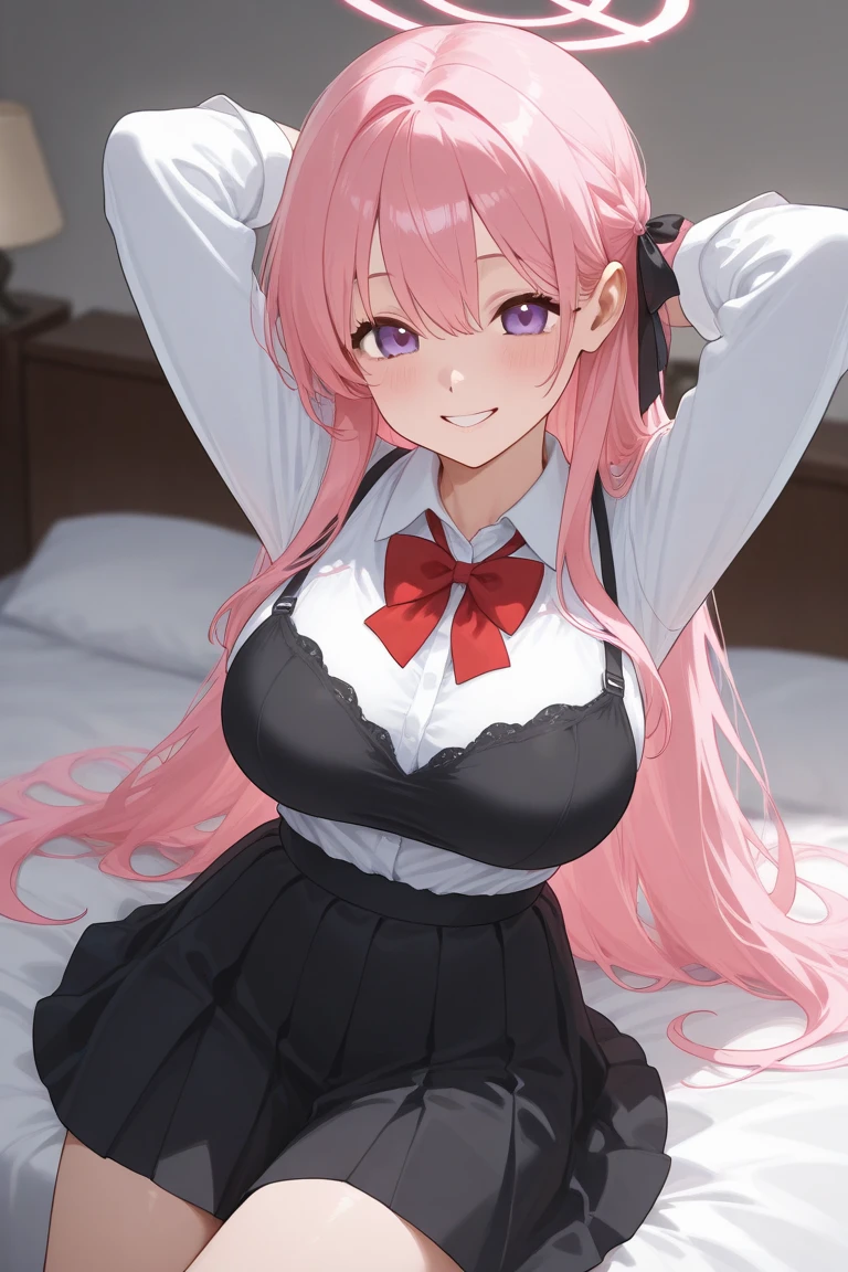 2girls1.4 (pink haired, black eyes girl), (black hair and yellow eyes), curvy, gyaru, big lips, goth, goth Lolita,  pastel goth