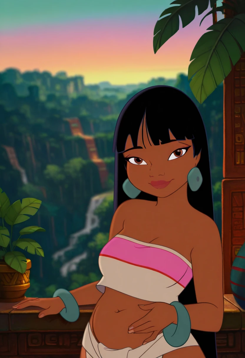 araffe woman in a bikini posing with a ey in the background, with beautiful exotic, novinha sexya :8, Leone ensolarado, salma hayek as a barbarian, violeta myers, Salma Hayek, exotic costumes, Mulher mexicana bonita, em uma selva, Rainha da Selva, Moana, exotic expression, mulher das cavernas, na selva, em um ambiente de selva olhos equilibrados, (Detalhes da melhor qualidade: 1.2), realista, 8K de alta definição, ultra detalhado, textura de alta qualidade, detalhes intrincados, textura detalhada, finamente detalhado, alto detalhe, cg extremamente detalhado, sombra de alta qualidade, rosto delicado bonito detalhado, (olhos delicados bonitos detalhados: 1.32), profundidade de campo, ray tracing, (uma bela índia brasileira fofa de 15 anos deade: 1), peito grande , tall_female, beautiful_legs, Olhos brilhantes, blush, corpo pequ magro, fundo exterior desfocado, Silver Tight Fitting Blue Bra Tasty, seios : 1.1, [brown_ski1, cabelo liso e comprido , dentro do rio , luz solar, brincos, colar, modelo, olhando para o horizonte, dynamic pose, brincos, colar, modelo, dynamic pose, frente