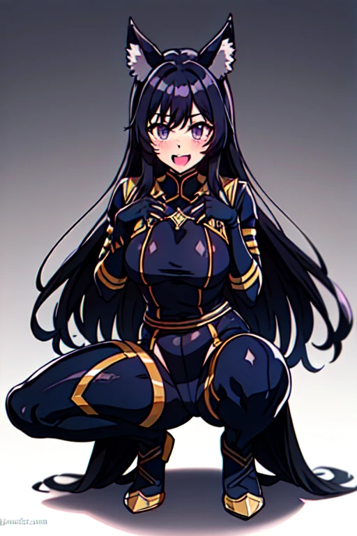1girl, solo, suspension, down, rope, 1girl, bodysuit, bound arms, indoors, leotard, bdsm, shibari, arms behind back, restrained, navel, leaning forward, feet,dark blue hair,,long hair,blue eyes,pointy ears,elf