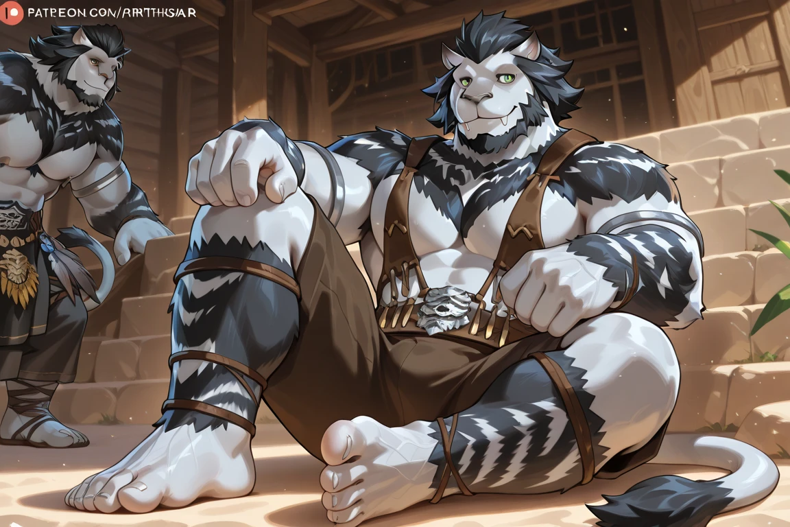 hrothgar was chained in a solitary dungeon after his defeat