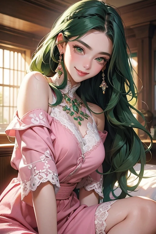 (table top:1.5)、(highest quality:1.5)、(16k wallpaper:1.2)、(Photoreal:1.2)、(Super detailed:1.2)、(超A high resolution:1.2)、(Super detailed and realistic skin:1.2)、 (From above, looking up at the audience, focus of the eye:1.5), (ideal body proportions:1.4), (highest quality, high detail:1.1, Very attractive adult beauty, Adds intense highlights to the eyes, backwards, look back, Beautiful woman full of adult charm, perfect anatomy, I hear a silver voice, long hair, shiny hair, lip gloss, silver hair), (1 girl, alone, realistic, Please tilt your head slightly, short and shiny hair, (((knit sweater))), stylish muffler, bangs, Big eyes, eyelash, face is a little red, embarrassing), ((sit, Hotel, on the bed)), Big eyes, Gives students a very strong highlight Zium chest, saggy breasts:1.5)), very large detailed breasts, very beautiful beauty, show me your ears, long neck, smile a little, beautiful teeth, open your mouth and smile, heart shaped eyes)), (28 years old, very cute super model:1.2), expensive, (turn your arms behind your back:1.5), ((A pose where you sit with your arms between your breasts to create cleavage and spread your legs apart., whole body:1.2)), fascinating look, ((emerald green eyes)), ((((but, Never open the chest of your clothes.)))), ((服のFrom above下着のラインが透けて見える))