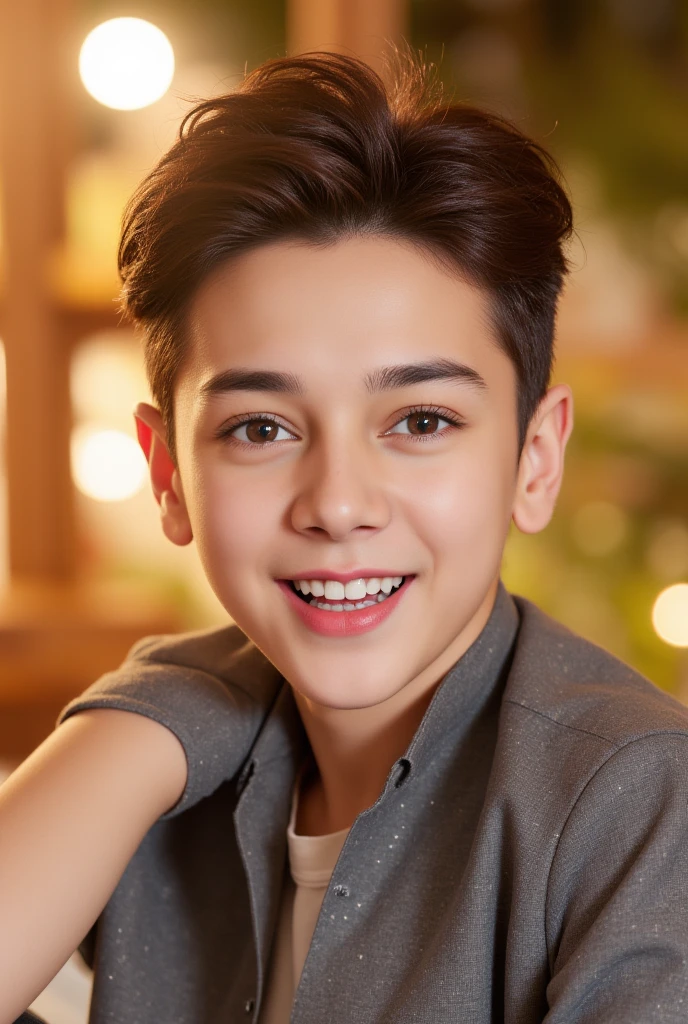 highest quality, Ultra-high resolution, (Realistic:1.4), One boy,cool,tall,smile