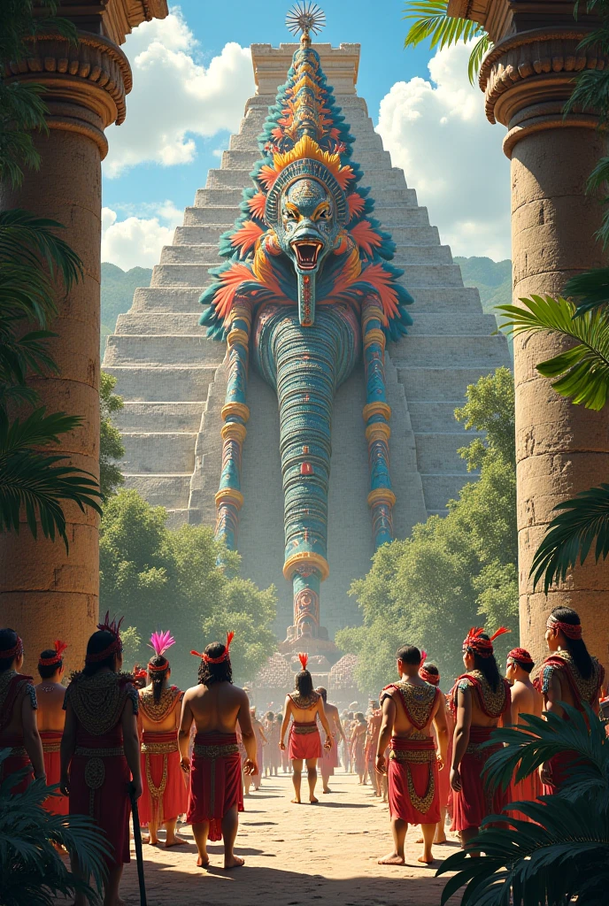 the natives worshiping the pig god