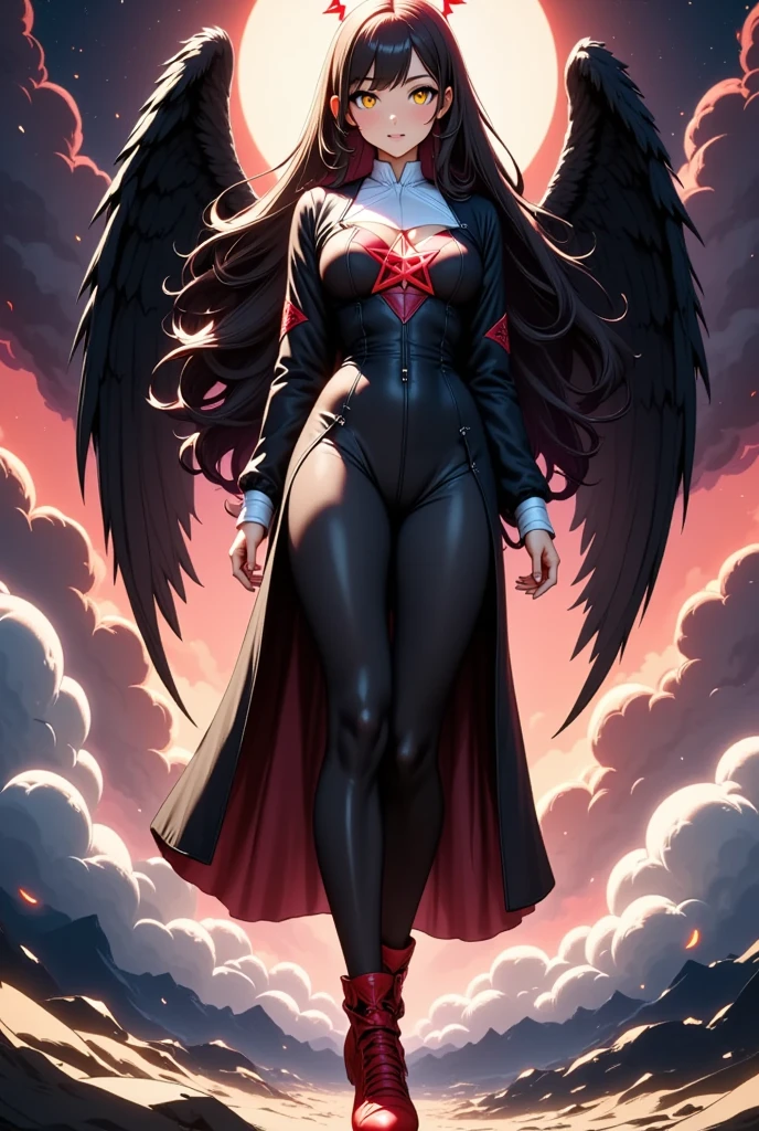 (masterpiece, best quality), 1lady, solo, (white Scales, scaly body:1), black hair, red eyes, (art by Adam Hughes, zdzislaw beksinski, dariusz zawadzki, giger, frank cho), (big breasts:1), (naked:0.09), (dimple:1), (harpy, claws, feathers:1), mythical Greece, perfect limbs, elegant hands, beautiful detailed face, detailed eyes, detailed mouth,