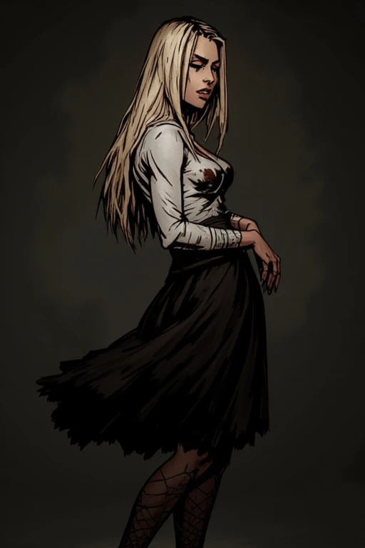 "Transform the scene into a chilling horror concept where a girl is being engulfed and held by numerous ghostly hands. The setting is dark and eerie, with a foreboding atmosphere that exudes dread. The girl is the central focus, her face twisted in a mix of fear and desperation as she struggles against the spectral hands that are emerging from the shadows all around her.
The ghost hands are ethereal and semi-transparent, yet they appear tangible enough to grasp and restrain her. They emerge from the darkness, reaching out with bony, elongated fingers that wrap around her arms, legs, and torso. The hands seem to pull her into the abyss, their grip unrelenting and merciless.
The background is shrouded in darkness, with faint, eerie lights casting unsettling shadows that enhance the nightmarish ambiance. The surroundings are barely visible, contributing to the claustrophobic and oppressive feel of the scene. The girl's hair is disheveled, and her clothes are tattered, adding to her sense of vulnerability and terror.
Ensure that the spectral hands are detailed with a haunting, ghostly texture that makes them appear otherworldly and menacing. The overall effect should be one of pure horror, evoking a sense of helplessness and imminent doom. The viewer should feel a deep sense of unease and fear as they witness the girl being overpowered by the relentless, ghostly hands in this dark, terrifying setting."