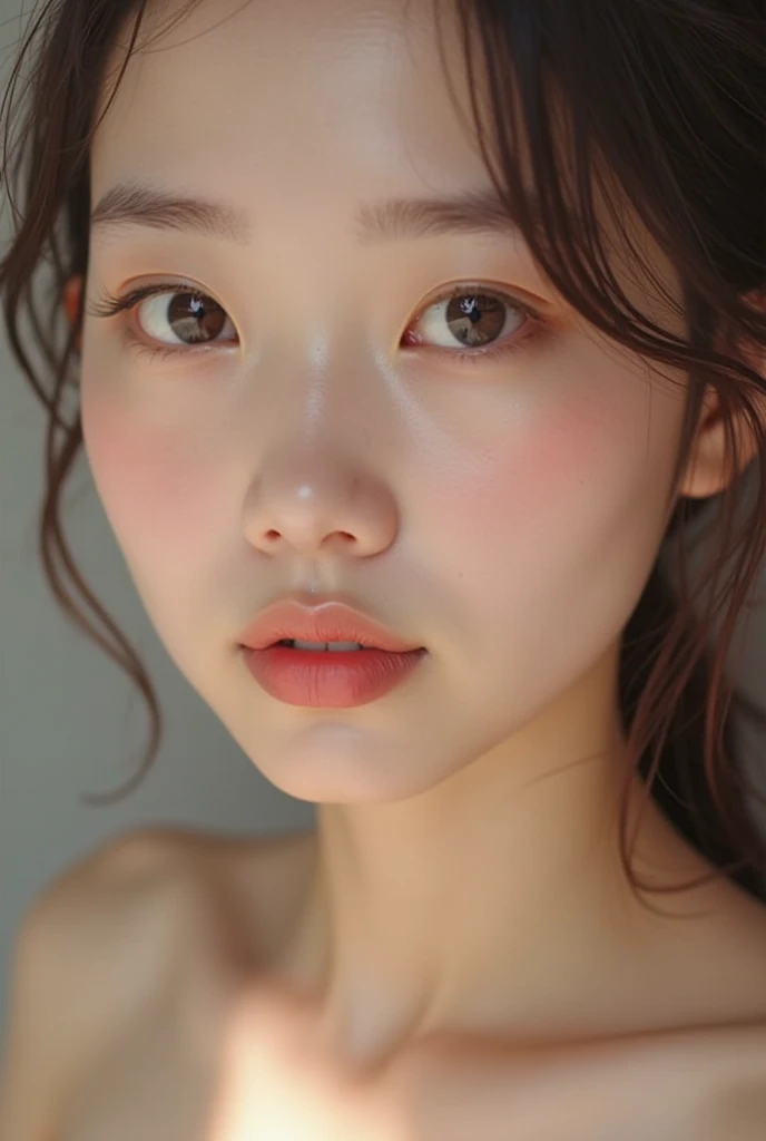 high quality repair skin,delicate and smooth skin texture,plump and moisturized skin,clear and translucent skin,Elastic skin,delicate and flawless skin,Realistic texture,4k高清,HDR ultra-high dynamic range,Fine drawing,realistic oil painting texture,Professional soft lighting,natural and smooth lines,gentle and natural color,Fresh and light tones,quiet and gentle atmosphere