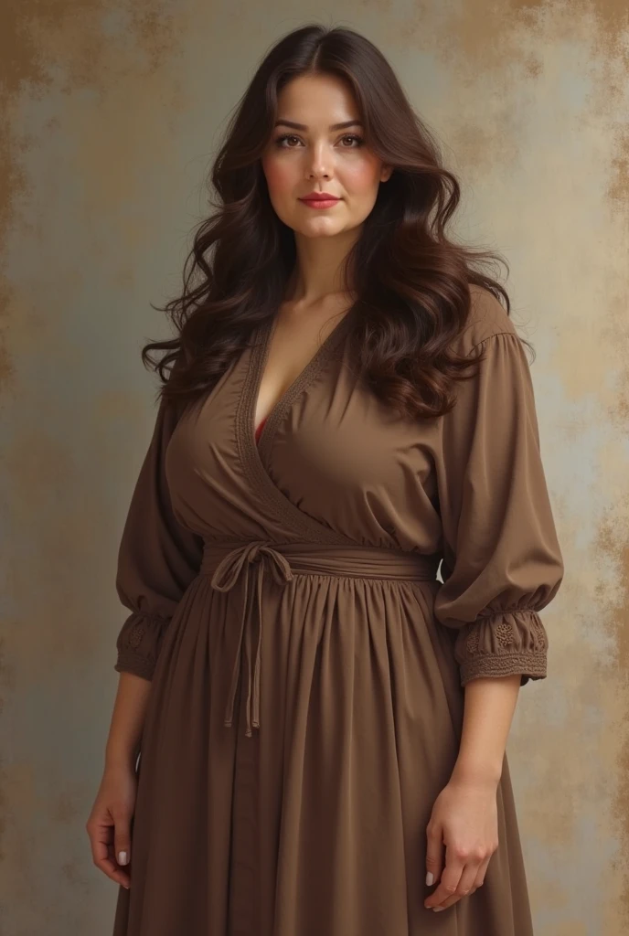 Arafed woman in a brown dress and hat posing for a photo, photoshoot retrato de alta qualidade, retrato editorial, Retrato de 60mm, fotografia de retrato fine art, studio photography portrait, retrato de moda, retrato da fotografia da moda, retrato photoshoot, clothed non - portrait, 7 0 mm portrait, retrato da fotografia, Retrato de 50mm, medium portrait soft light, foto de retrato