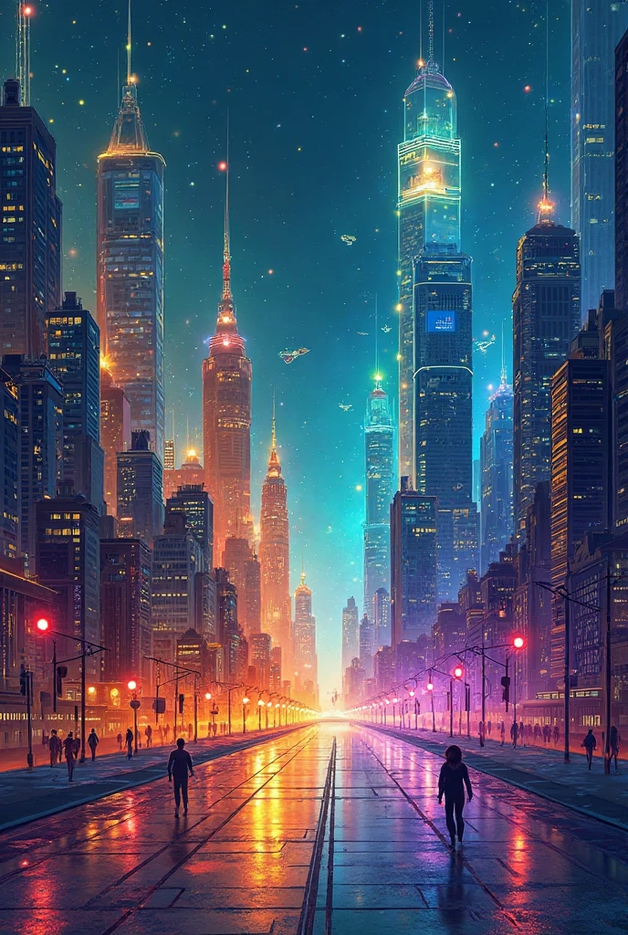 Of course! Here's another idea for a drawing using complementary color ...