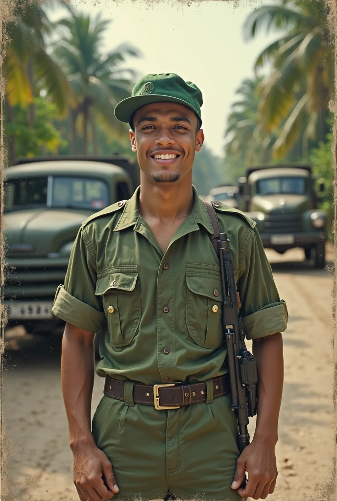 1950's boy, colombia, town
