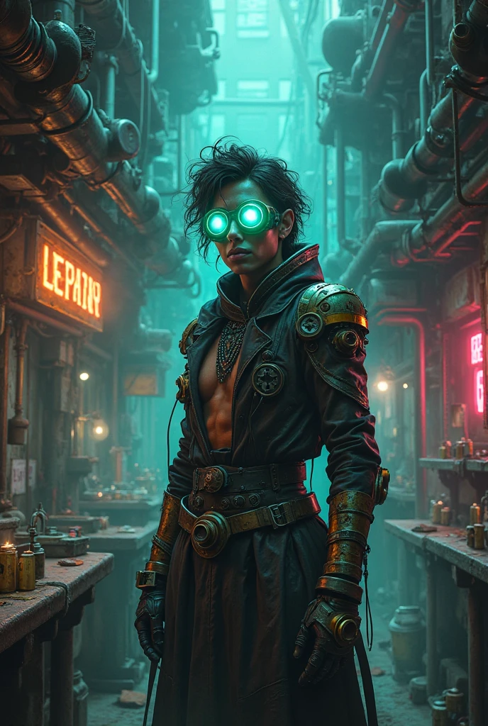 8K, Alien wearing a top hat and smoking a cigarette, Hyper, cyber punk, Made from ruins, Skyscraper, Taipei City, Painting of a tree with a bridge, Fantasy valley with trees, Highly detailed fantasy, Fantasy Tree, Colorful detailed dreamscape, Cosmic Tree of Life, Boy looking at pictures