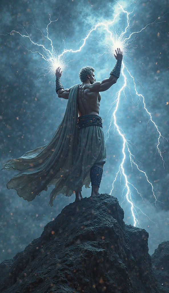 A warrior soul leaving his body 