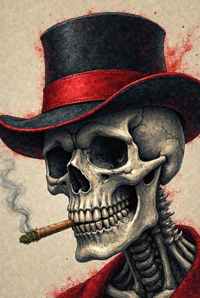 Grim fandango, Manny calavera, mexicain folklor, style couleur, cigarette, dessin, croquis, minimalist stylized, lucasart,