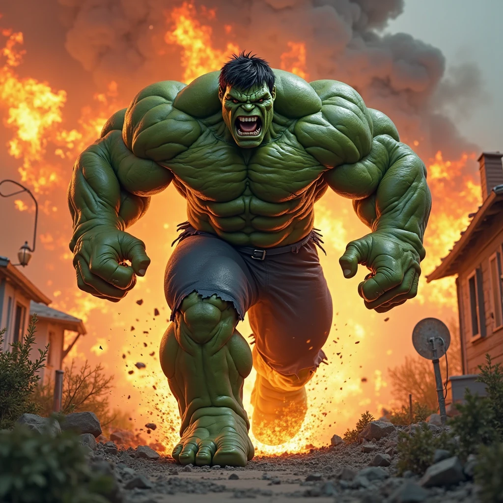 Chaos city, fire, and street