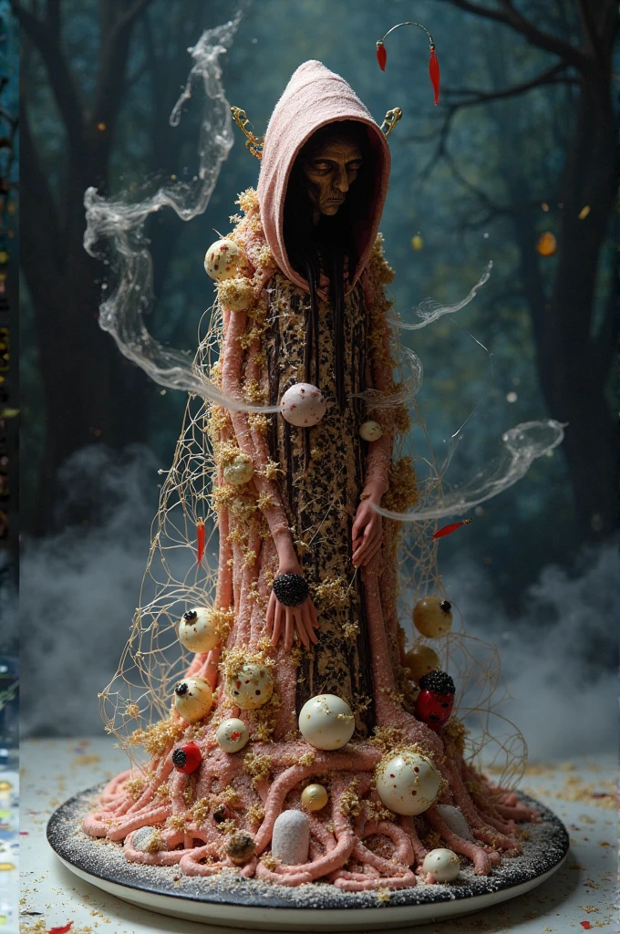 Candy, sweet, hag, evil, body made out of sweets