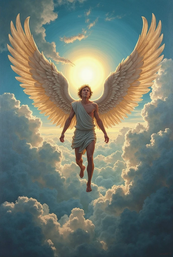 Angel of gratitude, Man on the verge of the creation of the universe