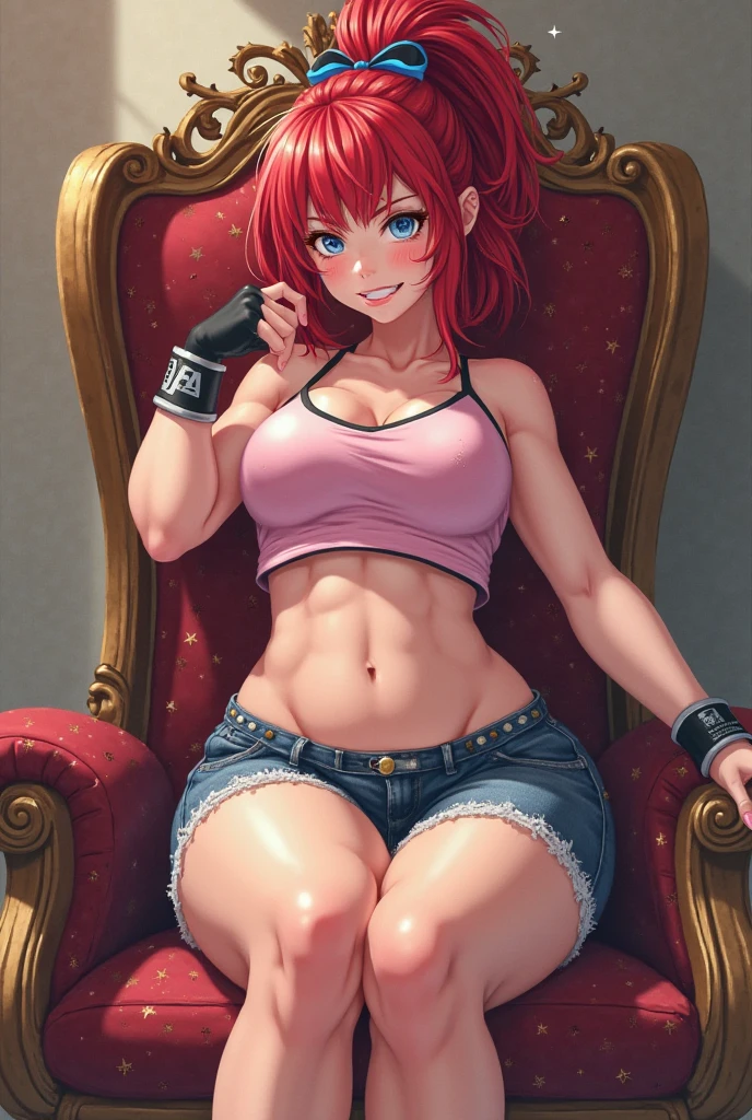 (((1 girl))), Kana Arima, bob cut, (red eyes: 1.5), red hair, short hair,
BREAK beret, (Wearing a very sexy and short bikini), hat, (muscular belly), wide hips, thin waist, (sitting on the chair facing me with her legs crossed very sensually), wearing black high-heeled shoes, ( ((standing))), {{{full body photo}}},
BREAK looking at the viewer,
Break-in at home, classroom,
break (masterpiece: 1.2), best quality, highest resolution, Unity 8k wallpaper, (illustration: 0.8), (beautiful detailed eyes: 1.6), extremely detailed face, perfect lighting, extremely detailed CG, (perfect hands , perfect anatomy),
