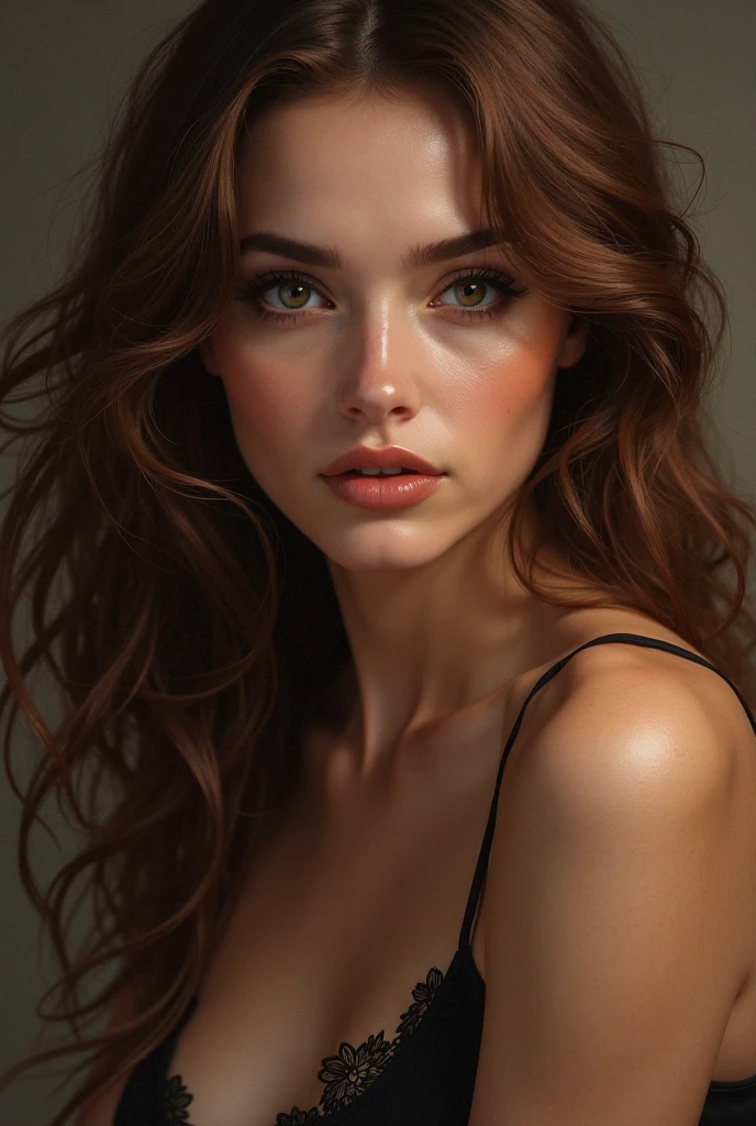 textless (neverlate:1) a woman with long hair and freckles on her face <lora:NeverLate_LoraBooth:1>