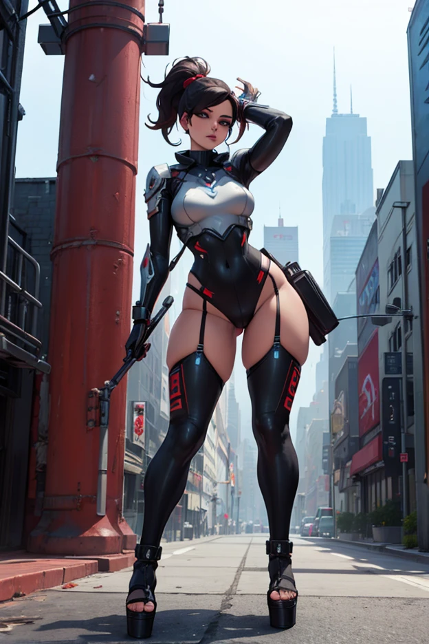 2 Cyberpunk girls ((mechanical arms,mechanical legs)),((warframe)), liquid metal girl,(purple_eyes:1.3),eyes without pupils,symmetrical eyes,big eyes:1.5,details eyes,(narrow waist,wide hip, detailed body,(detailed face)),((Wild Spike light purple Saiyan:1.3,light_purple hair)),(large breasts:1.4),

cute,slutty,seductive,erotic,(nsfw),
,((thigh high cut:1.5, bare thighs:1)),((mechanic thong:1.5)),((LED lights:1.2)),((machine-made joints: 1.4)), ((mechanical limbs:1.2)),((mechanical parts:1.4)),(mechanization:1.2, future),(wires and cables attached to the head and body: 1.5),(show skin:1.3)
((wet clothes,intricate outfit,intricate clothes)),

(dynamic pose:1.0),solo focus,embarrassed,(centered,scale to fit dimensions,Rule of thirds),

cyberpunk city by the ocean at night, with bright neon signs and dark stormy clouds and puddles, scenery:1.25,

artistic photography,(photography taken by sldr),highres, sharp focus, (ultra detailed, extremely detailed), (photorealistic artwork:1.37),(extremely detailed CG unity 8k wallpaper),((synthwave background theme)),(((vibrant colors))),(intricate background),(masterpiece),(best quality)