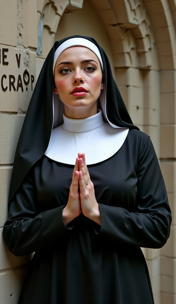 nun with horns and sensual