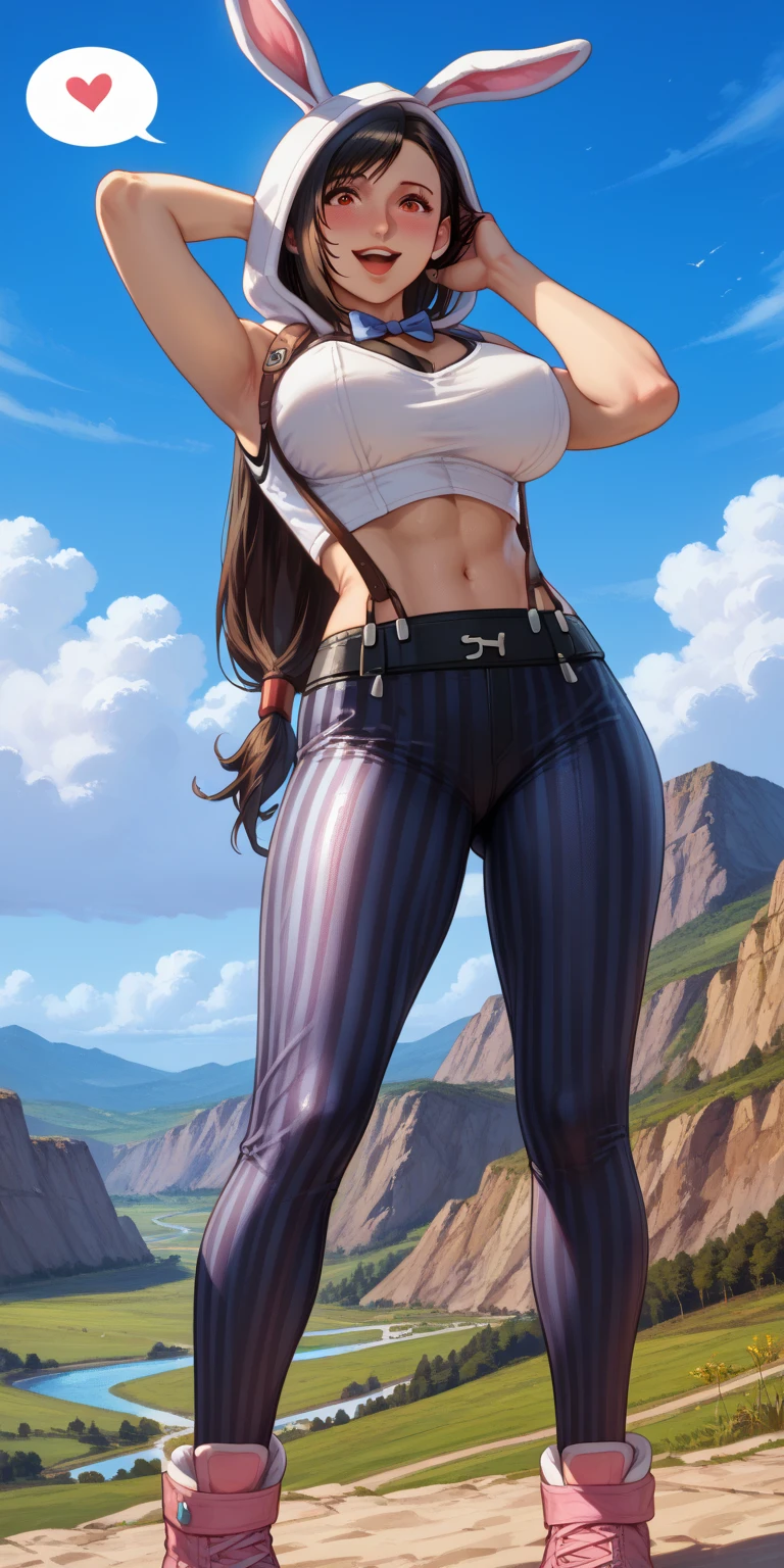 ((masterpiece)), (bestquality), ((ultra-detailed)), depth of field, (dynamic angle),detailed lighting, (beautiful detailed blue eyes), 1woman, ((voluminous long black hair styled into one single long braid down to her waist)), tomboy, (( at night: 1.4)),perfect Body, medium bust, adventuring, ((Forest, outside, wearing plate Armor and leather pants: 1.4))