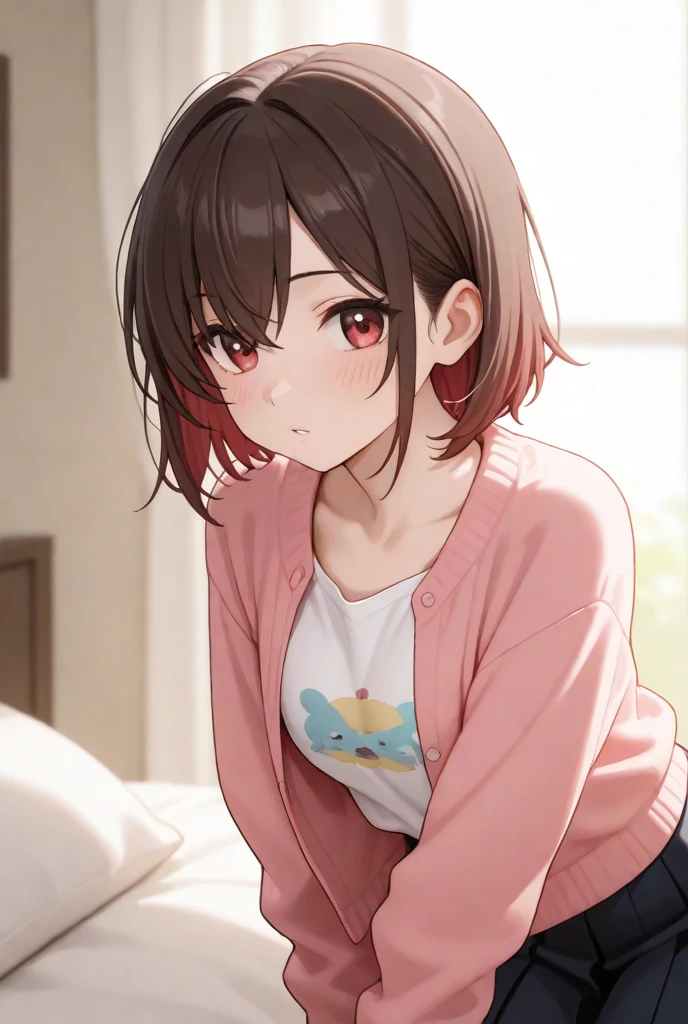 (1 person、alone), Beautiful woman, Anatomically perfect body, Slender、(nurse、nurse), (white nurse uniform, one peace, Japanese style nurse, nurseサンダル:1.1), (looking away:1.3), (Pussy juice:1.1)、(Gently hold your arms around your chest:1.1)、18-year-old、(Highest quality)、Black Hair, (Half Up)、(8K, High resolution)、(shy:1.4)、medium breast, (steam:1.1), (embarrassed:1.3), Glossy Lips、Erect nipples、Sit on the bed、(wariza), (From above:1.1), (bukkake, cum in face:1.7)、(Sad face, tears)